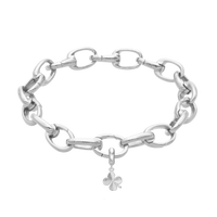 Mors Dag Link Armbånd Til Charms - m. 4 mm Charm i Sterling Sølv
