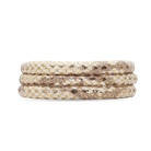 Læderarmbånd - gold snake - CHRISTINA