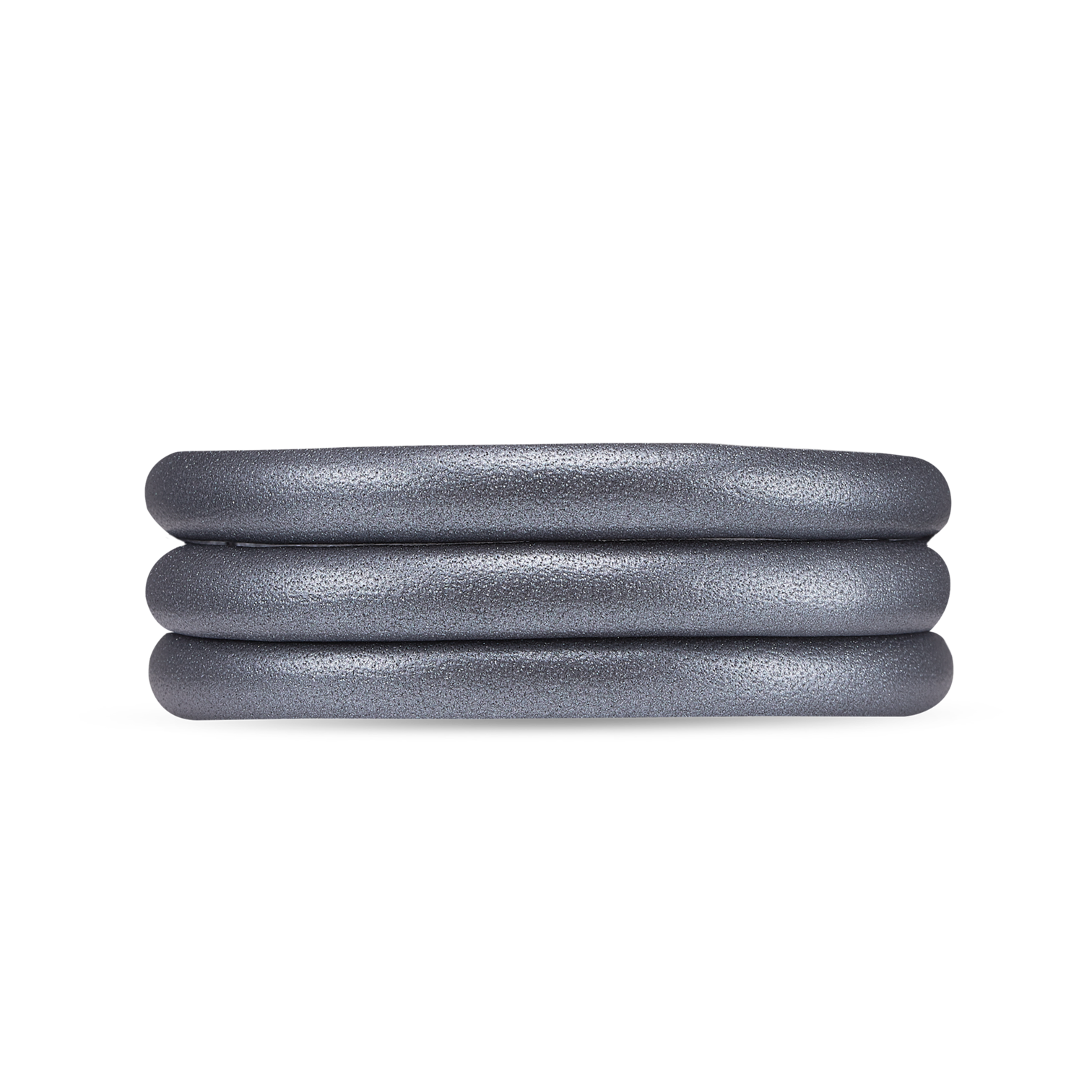 Læderarmbånd - gunmetal - CHRISTINA