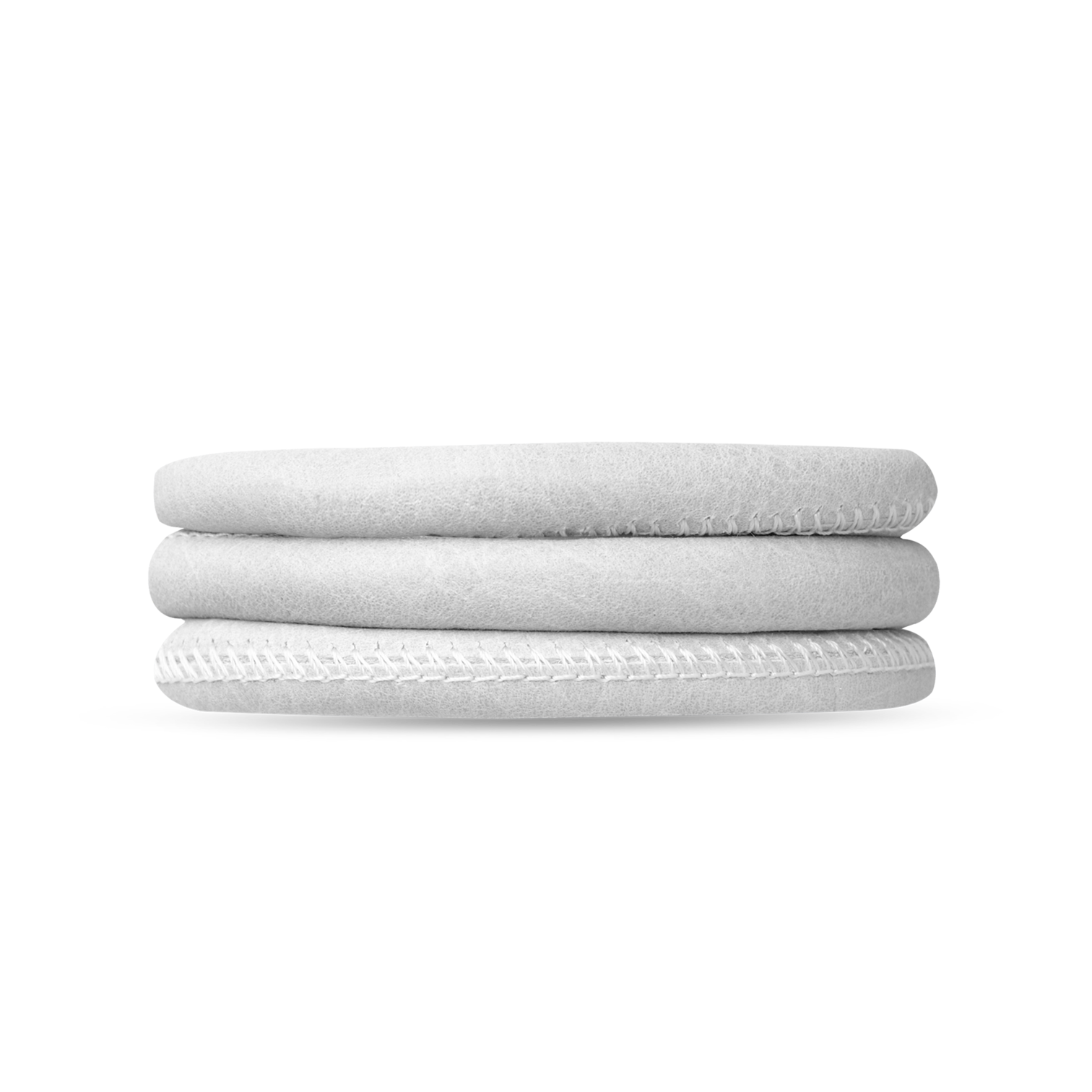 Læderarmbånd - hvid - CHRISTINA