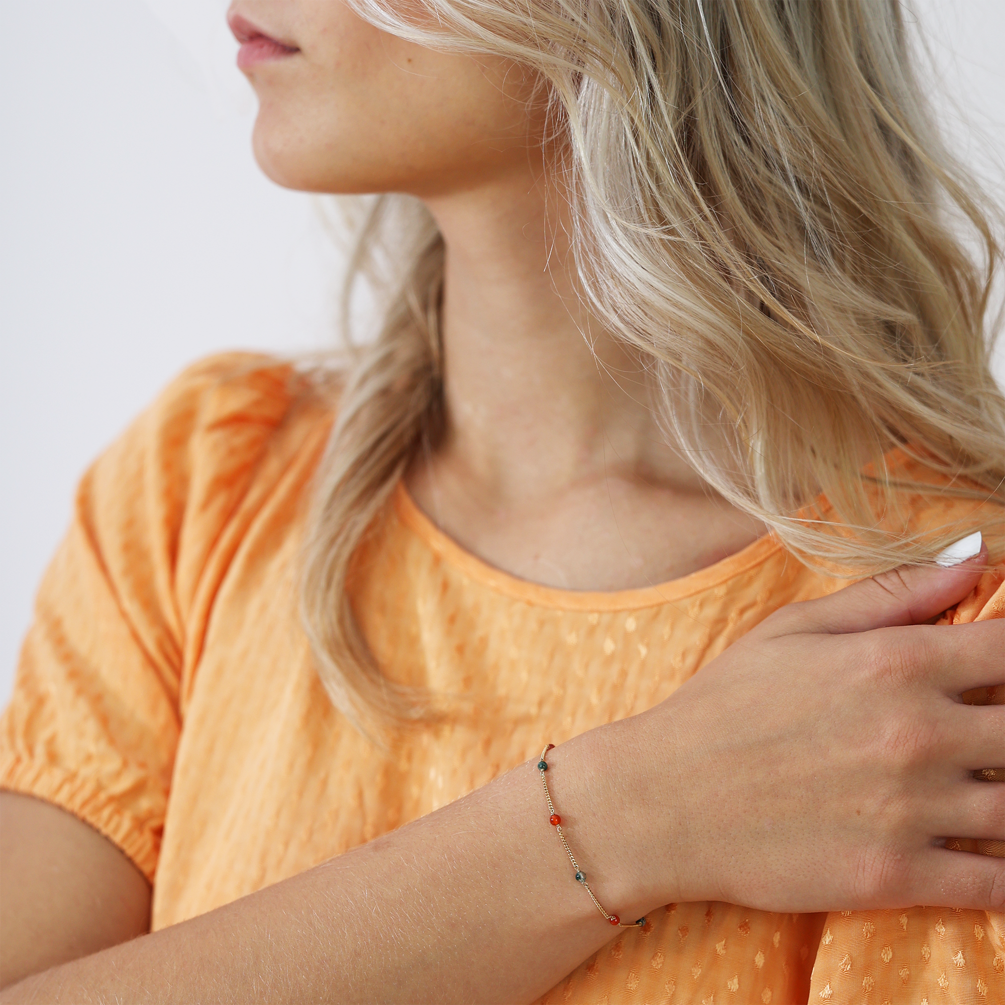 Carnelian and Mos Agat armbånd - CHRISTINA