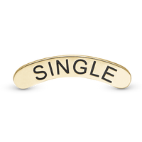 Single Element Til Ur - Blankpoleret Forgyldt Sterling Sølv