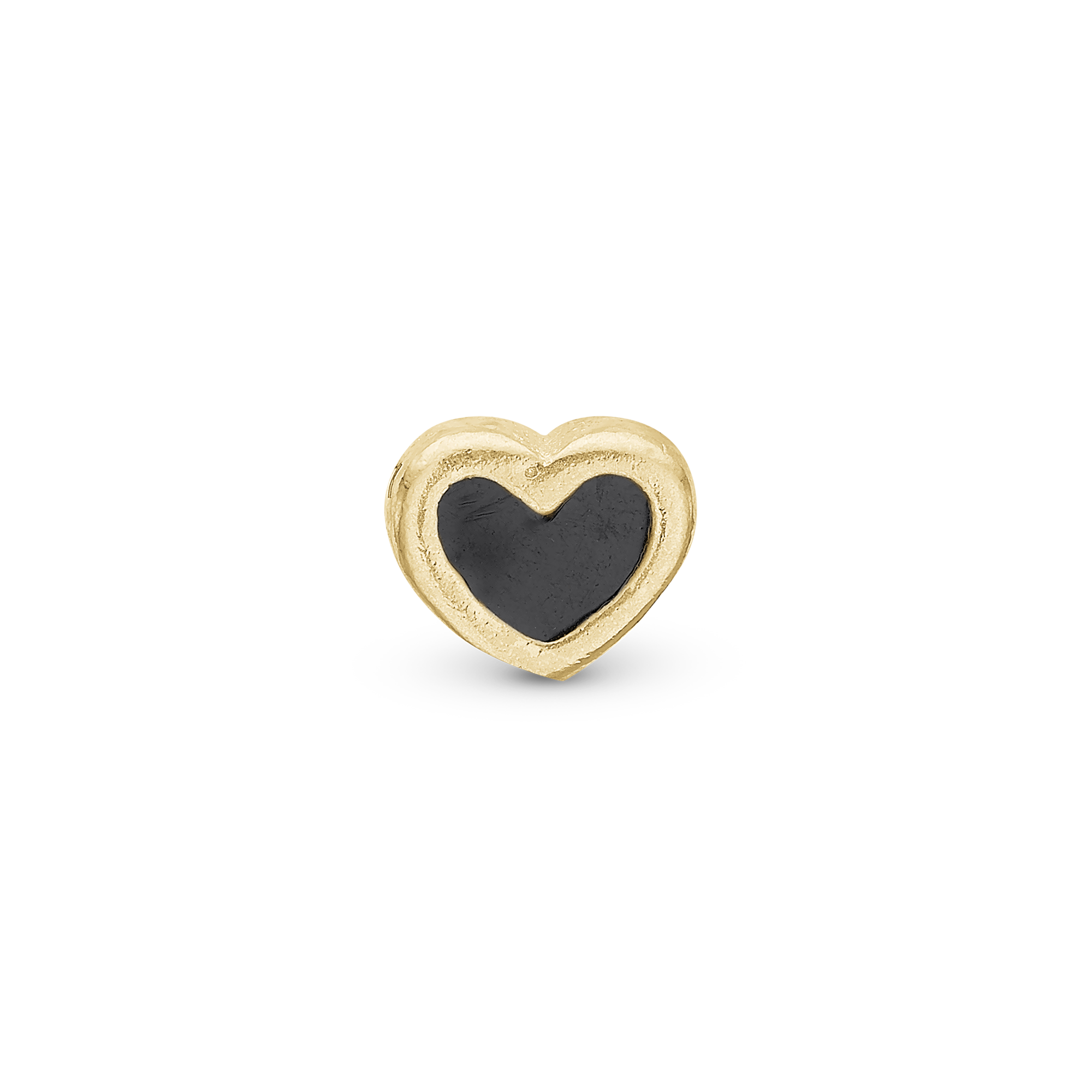 Black Enamel Heart Elementer til collect ure - CHRISTINA