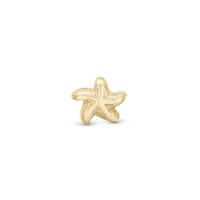 Star Fish Element Til Ur - Blankpoleret Forgyldt Sterling Sølv