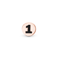 Nummer 1 Element Til Ur - Blankpoleret Rosaforgyldt