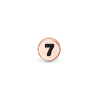 Nummer 7 Element Til Ur - Blankpoleret Rosaforgyldt