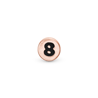 Nummer 8 Element Til Ur - Blankpoleret Rosaforgyldt