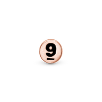 Nummer 9 Element Til Ur - Blankpoleret Rosaforgyldt