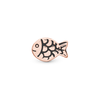 Fish Element Til Ur - Blankpoleret Rosaforgyldt