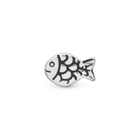 Fish Element Til Ur - Blankpoleret Sterling Sølv
