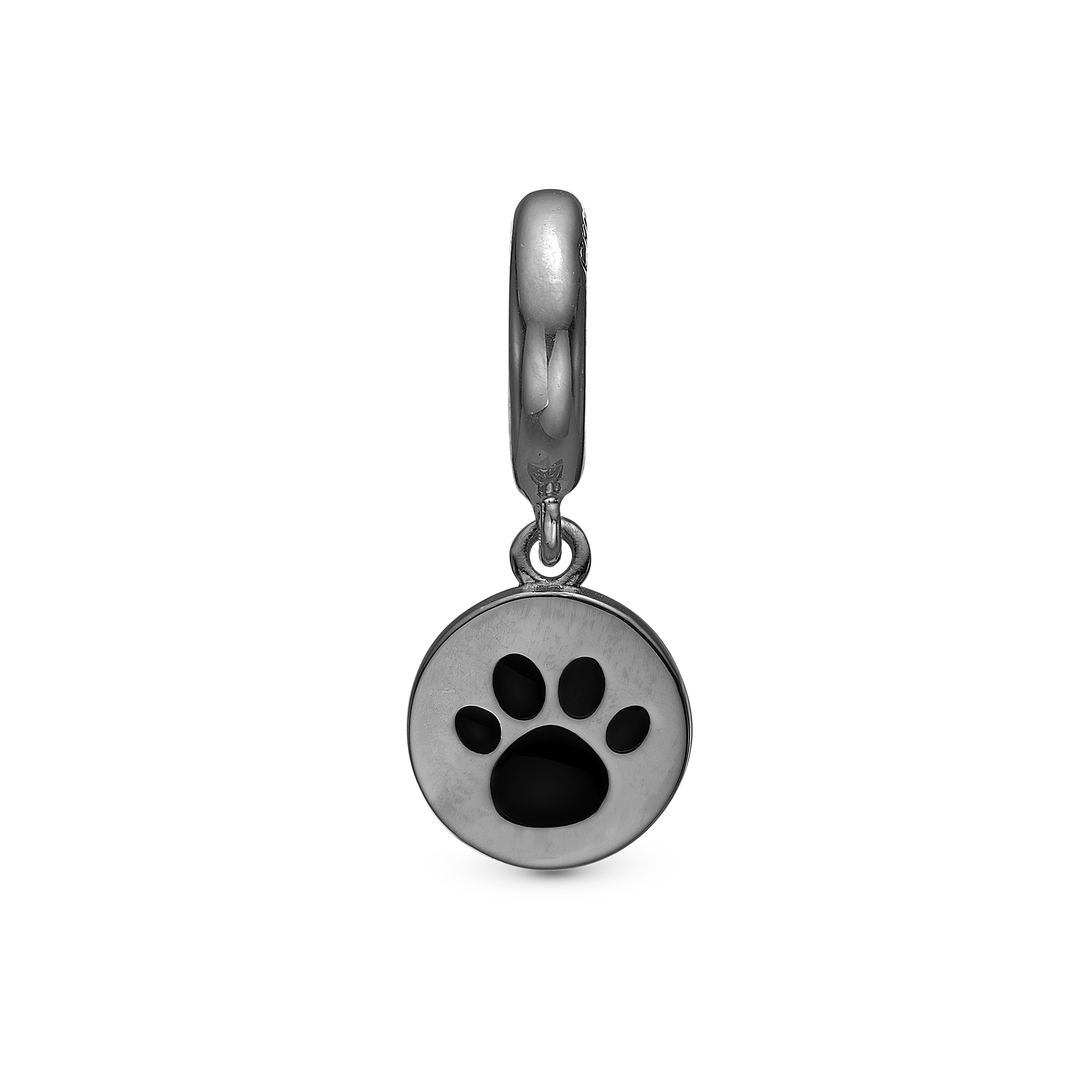 My Pet charm charm sort ruthenium Charms til læderarmbånd - CHRISTINA