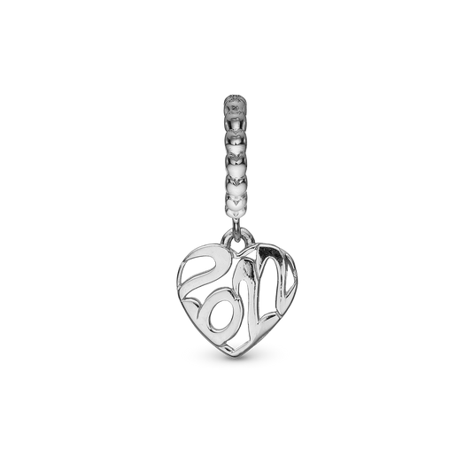 Year 2022 charm sølv Charms til læderarmbånd - CHRISTINA