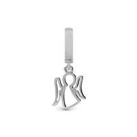 Angel in the Sky Hænger Charm 6 mm Til Armbånd - Blankpoleret Sterling Sølv