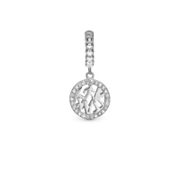 Tik Tak - Hænger Charm 4 mm Til Armbånd - Sterling Sølv