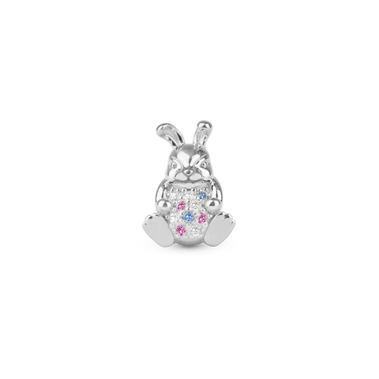 Easter Bunny, Charm til Classic, sølv Charms til læderarmbånd - CHRISTINA