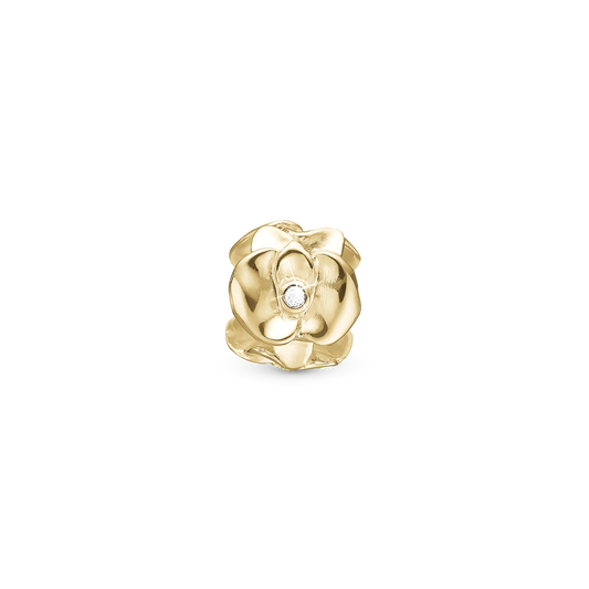 Topaz Orchid Charms til sølvarmbånd - CHRISTINA