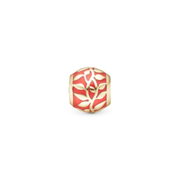 Tree of Love - Charm 4 mm Til Armbånd - Blankpoleret Forgyldt Sterling Sølv