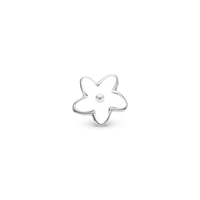 Flower Heaven - Charm 4 mm Til Armbånd - Blankpoleret Sterling Sølv
