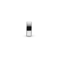 Double charm - Charm 4 mm Til Armbånd - Blankpoleret Sterling Sølv