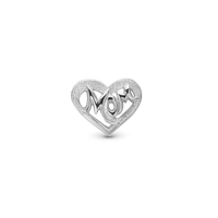 MOM Million Love Charm 6 mm til Classic Læderarmbånd - Stjernestøv Sterling Sølv