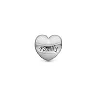 My Family Charm 6 mm til Classic Læderarmbånd - Mat Sterling Sølv