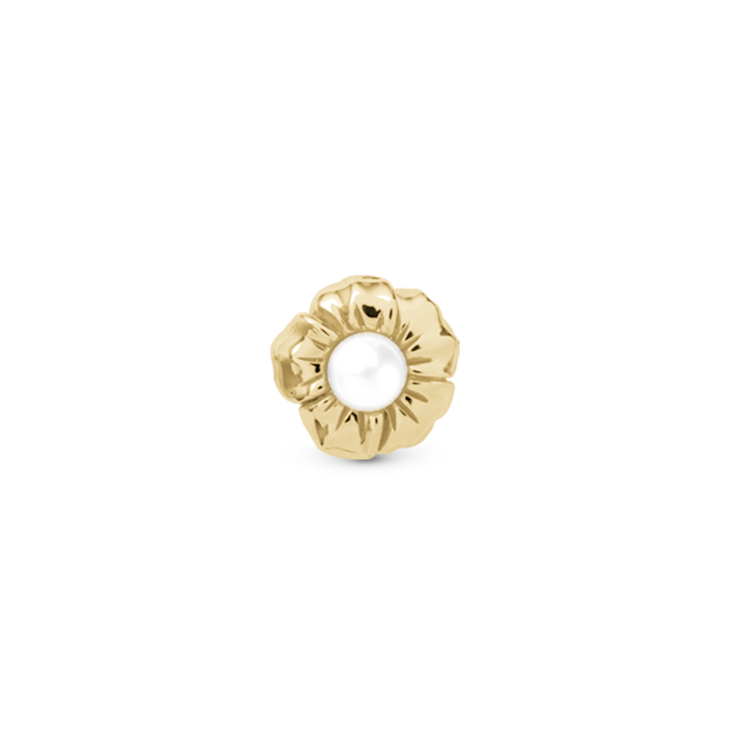 Pearl Flower Charms til læderarmbånd - CHRISTINA