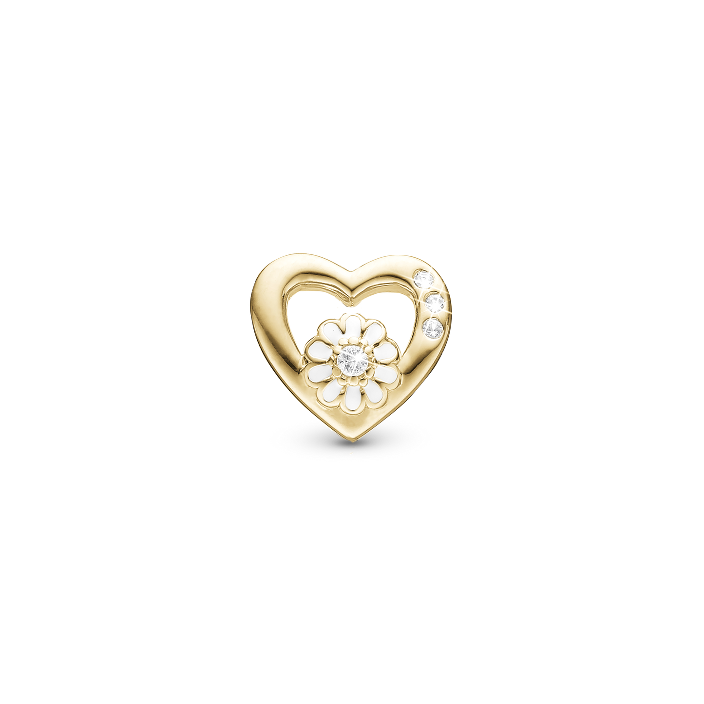 Marguerite Love Charms til læderarmbånd - CHRISTINA
