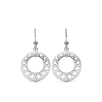 Circles of Happiness, ear rings silver