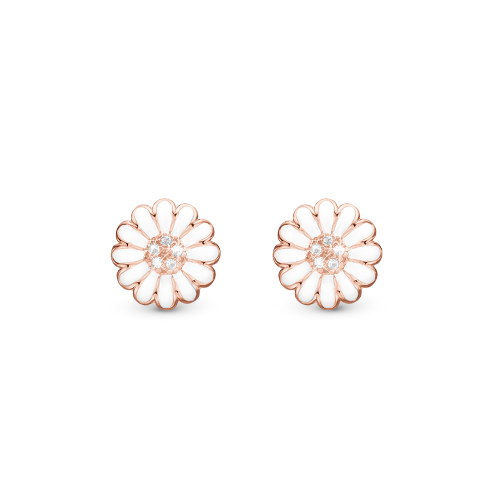 Topaz Marguerites 8 mm ørestikker Ørestikker - CHRISTINA