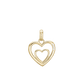 Two Open Hearts vedhæng - CHRISTINA