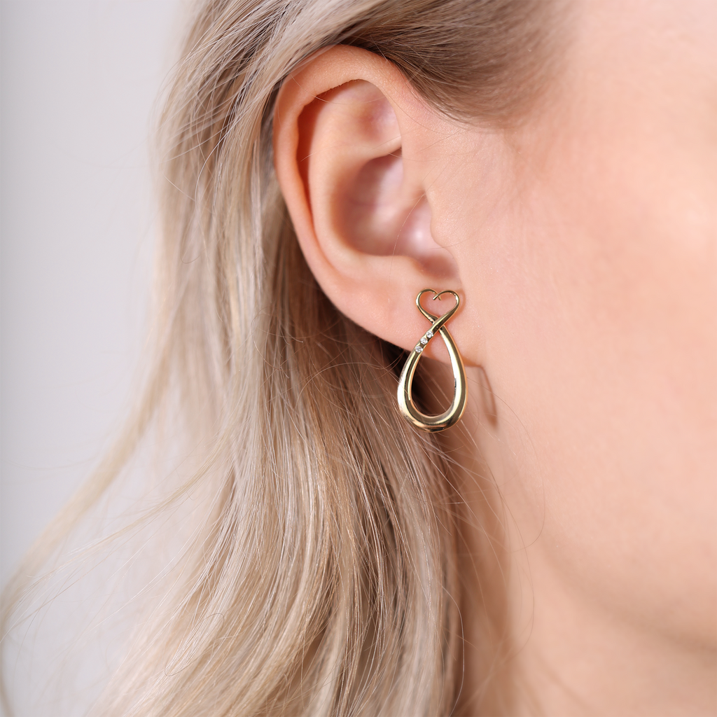 Diamond Earrings Guld øreringe - CHRISTINA