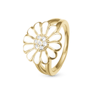 Topaz Big White Marguerite Ringe - CHRISTINA