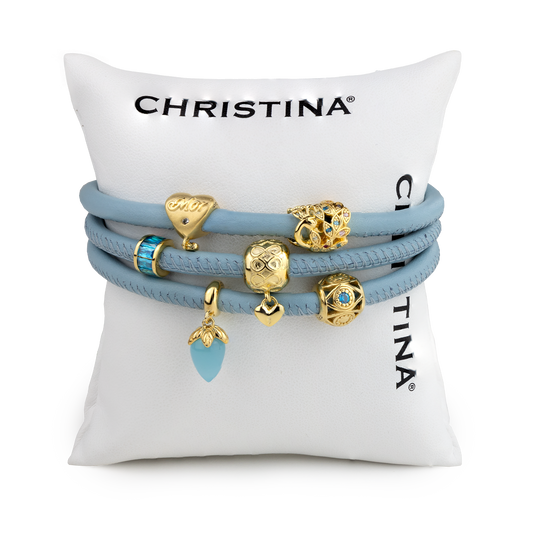 Ready Slim Armbånd med 6 charms