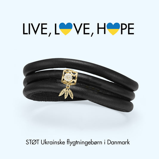 Live Love Hope Ukraine forgyldt