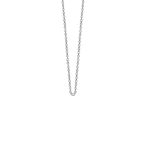 Sølv Halskæde 45 cm - Blankpoleret Sterling Sølv